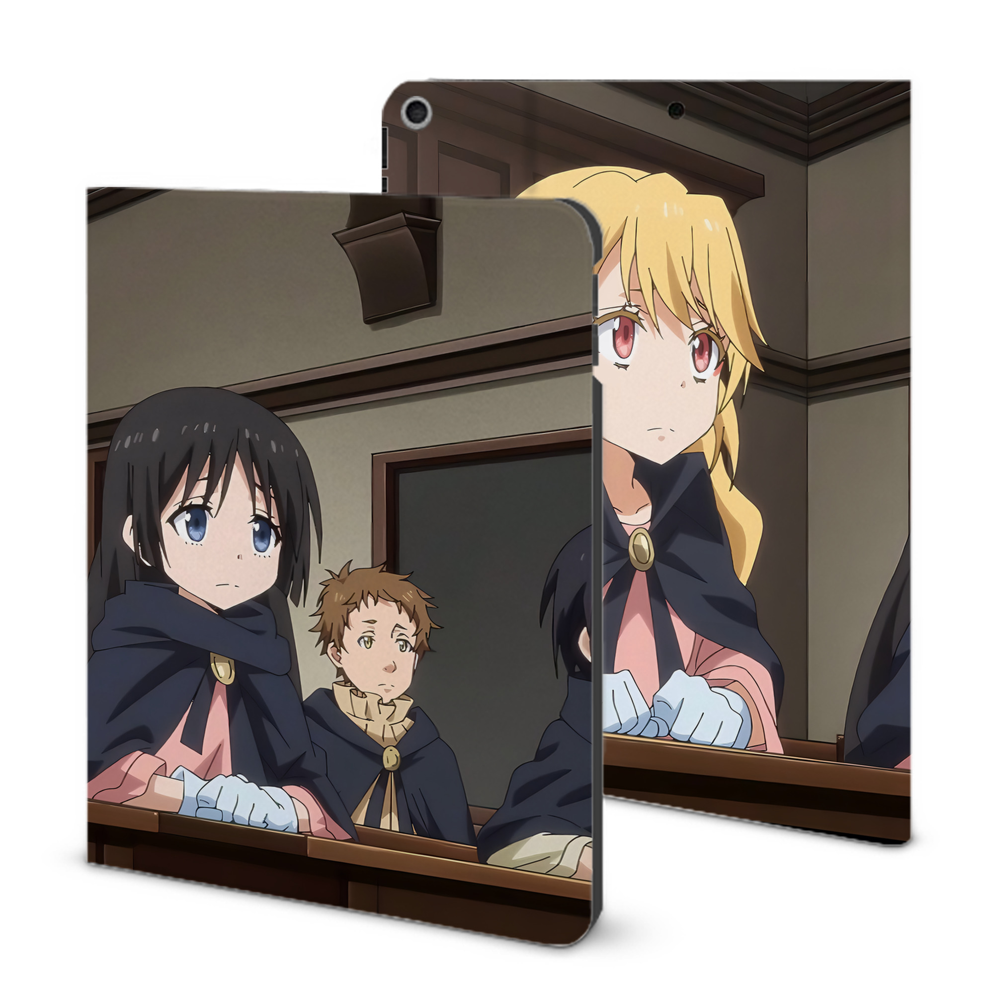 （画像用） 転スラ Regarding Reincarnated to Slime IPad ケース ブック型 PUレザー TPU 耐衝撃 軽量 薄型 ペン収納なし 全面保護 IPad 各モデル対応